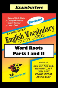 Title: Exambusters English Vocabulary Study Cards: Word Roots Parts I and II, Author: Ace Academics