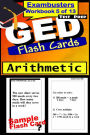 GED Test Prep Arithmetic Review--Exambusters Flash Cards--Workbook 5 of 13: GED Exam Study Guide