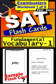 Title: SAT Test Prep Essential Vocabulary 1 Review--Exambusters Flash Cards--Workbook 1 of 9: SAT Exam Study Guide, Author: SAT Exambusters