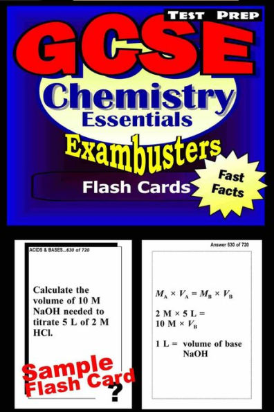 GCSE Chemistry Test Prep Review--Exambusters Flash Cards: GCSE Exam Study Guide