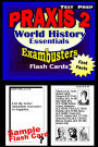 PRAXIS II History/Social Studies Test Prep Review--Exambusters World History Flash Cards: PRAXIS II Exam Study Guide