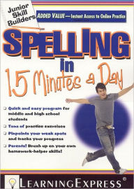 Title: Spelling in 15 Minutes a Day, Author: LearningExpress Editors