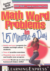 Title: Math Word Problems in 15 Minutes a Day, Author: LearningExpress LLC Editors