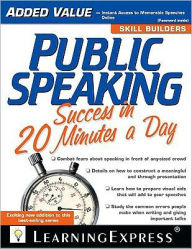 Title: Public Speaking Success in 20 Minutes a Day, Author: LearningExpress LLC Editors