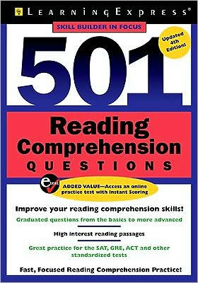 501 Reading Comprehension Questions, Fourth Edition by ...