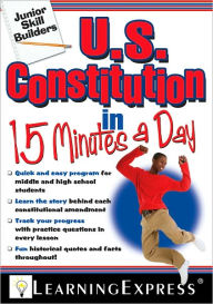 Title: U.S. Constitution in 15 Minutes a Day, Author: Learningexpress