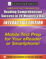 Reading Comprehension Success in 20 Minutes a Day: Interactive Edition