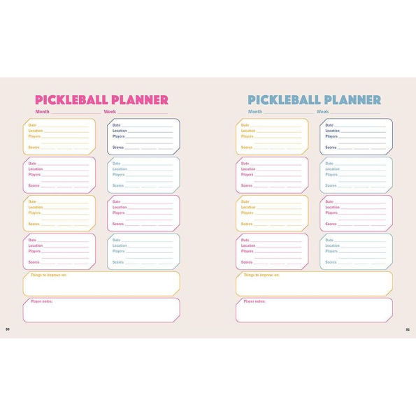 The Ultimate Pickleball Journal: Chart your Progress and Record your Games!