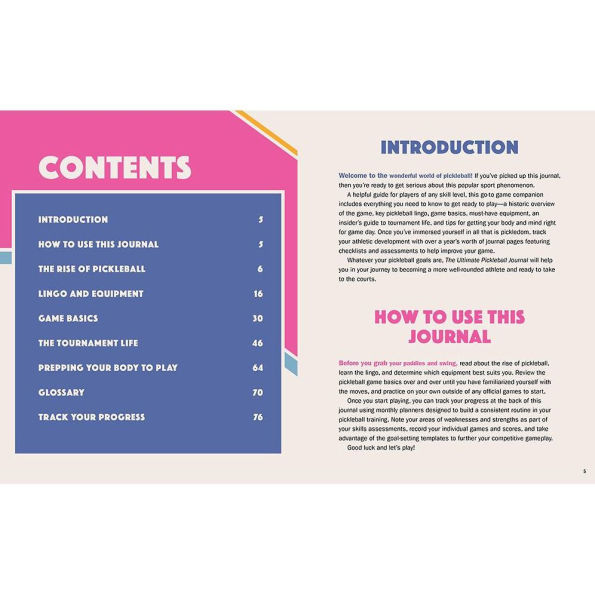 The Ultimate Pickleball Journal: Chart your Progress and Record your Games!