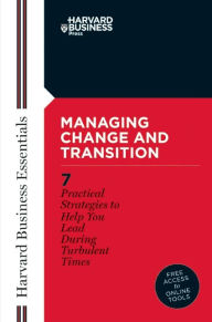 Title: Managing Change and Transition, Author: Harvard Business Review