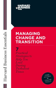 Title: Managing Change and Transition, Author: Harvard Business Review