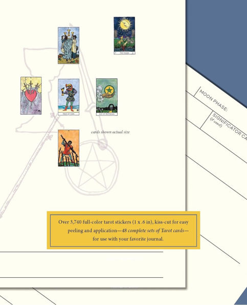 The Weiser Tarot Card Sticker Book: Includes Over 2,500 Stickers (32 Complete Sets of All 78 Tarot Cards) - Perfect for Tarot Journaling