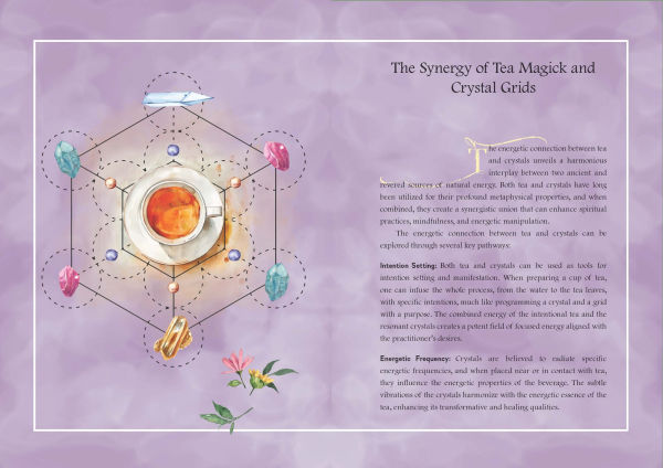 A Tea Witch's Crystal Brews: Empowering the Magick of with Grids