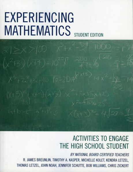 Experiencing Mathematics: Activities to Engage the High School Student