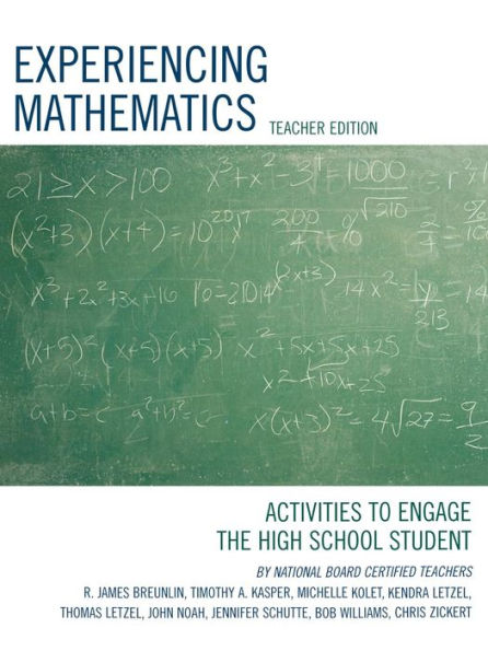 Experiencing Mathematics: Activities to Engage the High School Student