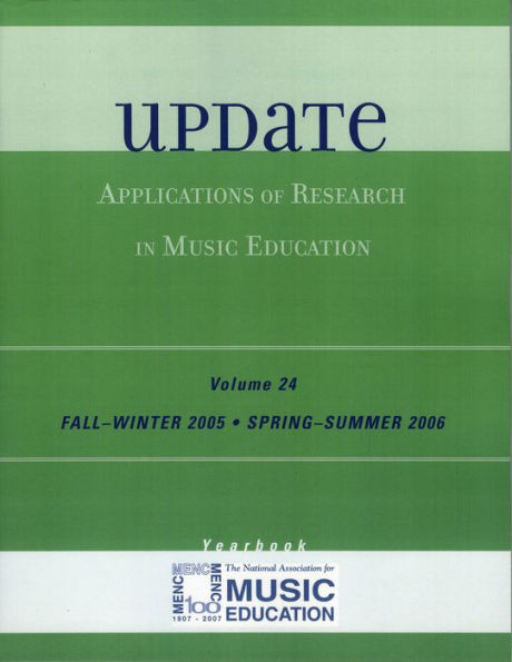 Update: Applications of Research in Music Education Yearbook