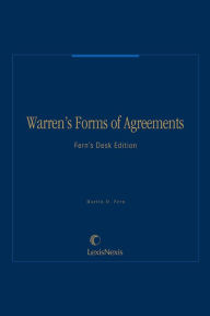 Title: Warren's Forms of Agreements: Fern's Desk Edition, Author: Martin D. Fern