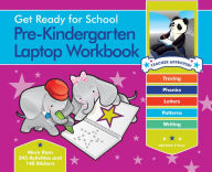 Title: Get Ready for School Pre-Kindergarten Laptop Workbook: Uppercase Letters, Tracing, Beginning Sounds, Writing, Patterns, Author: Heather Stella