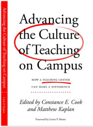 Title: Advancing the Culture of Teaching on Campus: How a Teaching Center Can Make a Difference, Author: Constance Cook