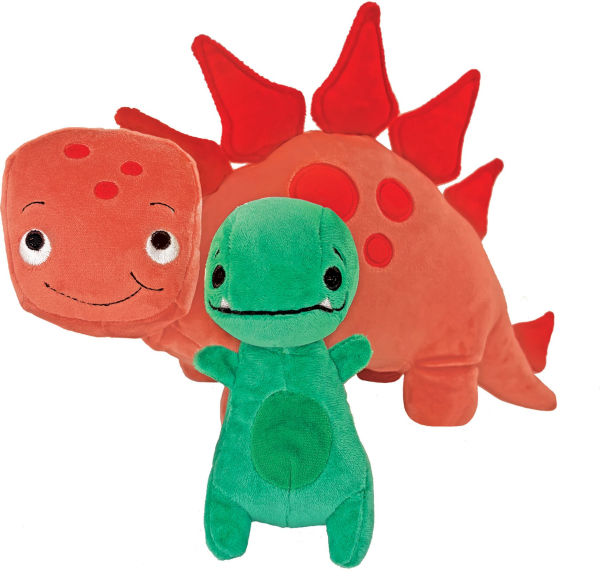 TINY T. REX AND POINTY PLUSH PAIR