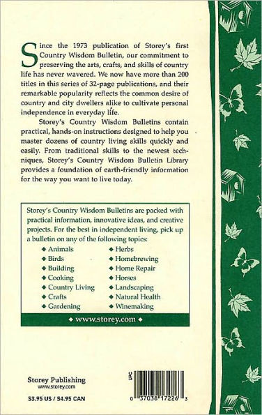 Gardening to Attract Birds: Storey's Country Wisdom Bulletin A-205