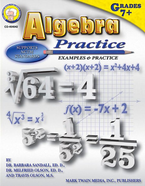 Algebra Practice Book Grades 7