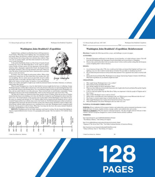 U.S. History, Grades 6 - 8: People and Events: 1607-1865