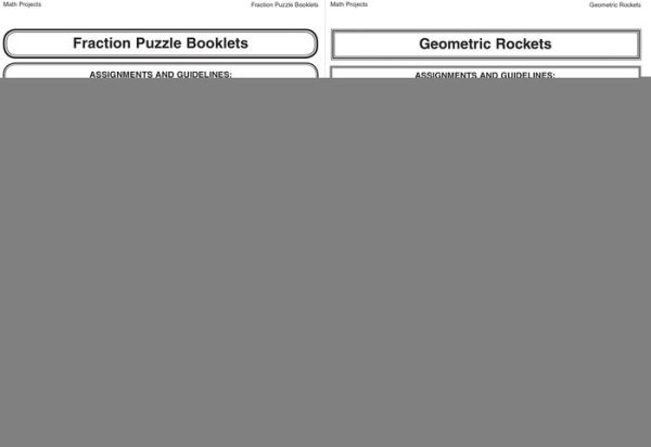 Math Projects, Grades 5 - 12