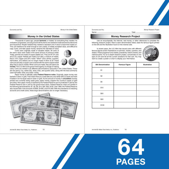 Economics and You, Grades 5 - 8