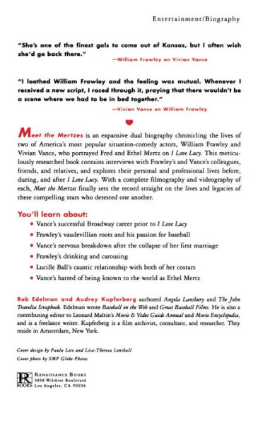 Meet The Mertzes: Life Stories of I Love Lucy's Other Couple