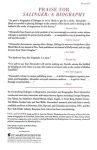 Alternative view 2 of Salinger: A Biography