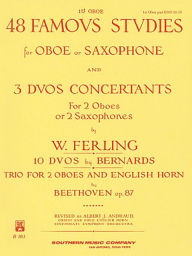 Title: 48 Famous Studies, (1st and 3rd Part): Oboe, Author: Albert Andraud