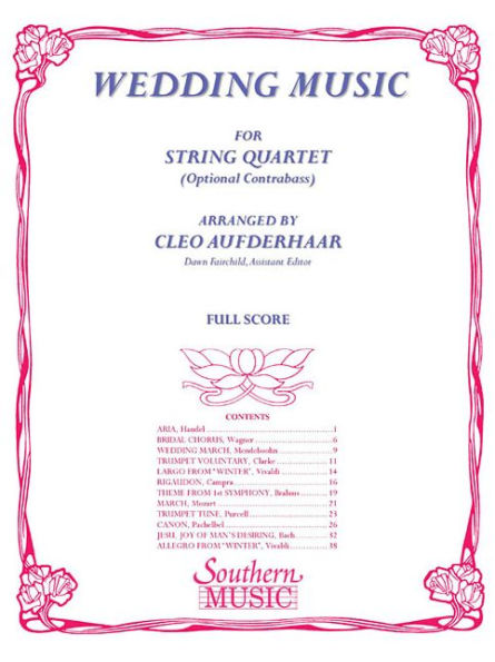 Wedding Music: String Quartet