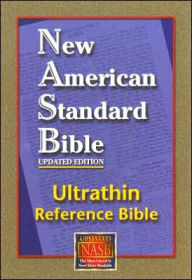 Title: Reference Bible, Ultrathin Edition: New American Standard Bible Update (NASB), black genuine leather, Author: Lockman Foundation