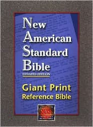 Title: NASB Giant Print Reference Bible: New American Standard Bible Update, black leathertex, Author: Foundation Publication Inc