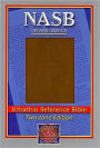 New American Standard Bible Ultrathin Reference: NASB Update Brown Diamond Stamp LeatherTex