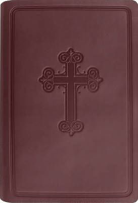 NASB Large Print Compact Bible (Leathertex, Burgundy): 1995 Edition