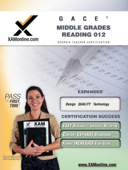 GACE Middle Grades Reading 012 Teacher Certification Test Prep Study Guide