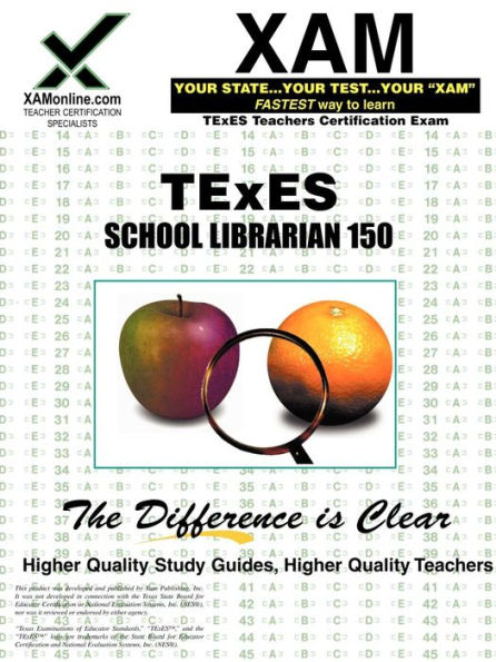 TExES School Librarian 150 Teacher Certification Test Prep Study Guide