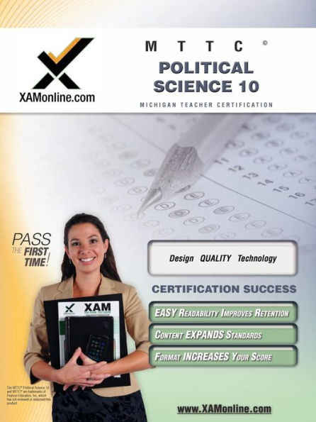 MTTC Political Science 10 Teacher Certification Test Prep Study Guide