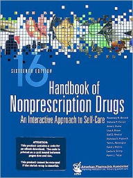 Title: Handbook of Nonprescription Drugs / Edition 16, Author: Rosemary R. Berardi