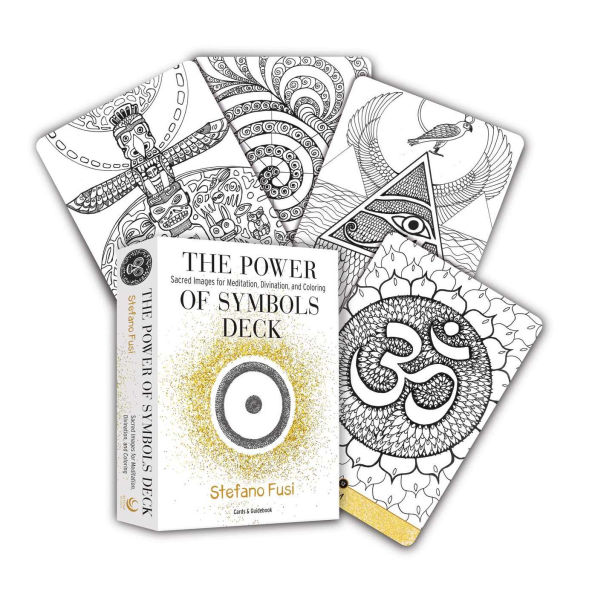 The Power of Symbols Deck: Sacred Images for Meditation, Divination, and Coloring (A 41-Card Deck & Guidebook)