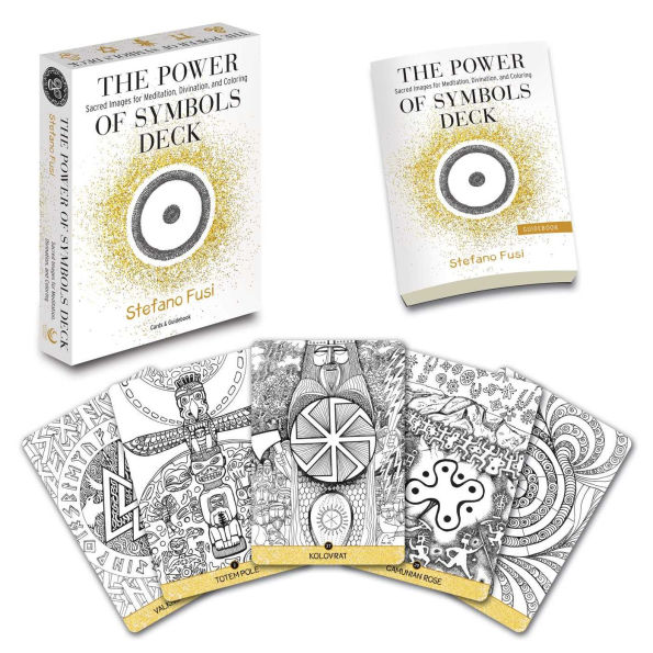 The Power of Symbols Deck: Sacred Images for Meditation, Divination, and Coloring (A 41-Card Deck & Guidebook)
