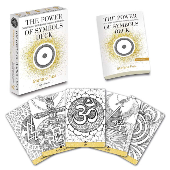 The Power of Symbols Deck: Sacred Images for Meditation, Divination, and Coloring (A 41-Card Deck & Guidebook)