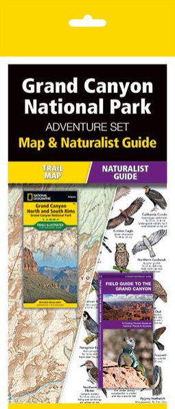 Grand Canyon National Park Adventure Set: Trail Map & Wildlife Guide