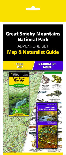 Great Smoky Mountains National Park Adventure Set: Trail Map & Wildlife Guide