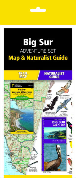 Big Sur Adventure Set: Trail Map & Wildlife Guide