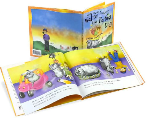 walter the farting dog book and plush set