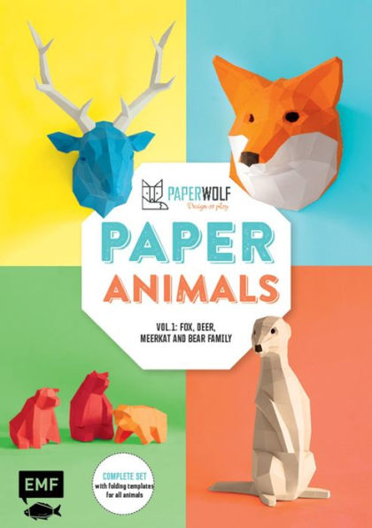 Paper Animals: Volume 1: Fox, Deer, Meerkat and Bear Family