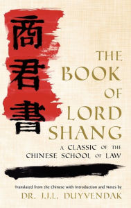 Title: The Book of Lord Shang, Author: Yang Shang